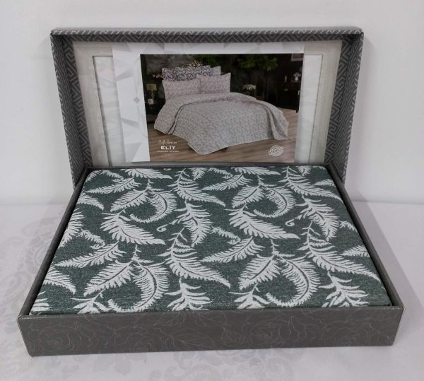 Покривало My Bed Soft Serie 240x260 з наволочками Elit Green
