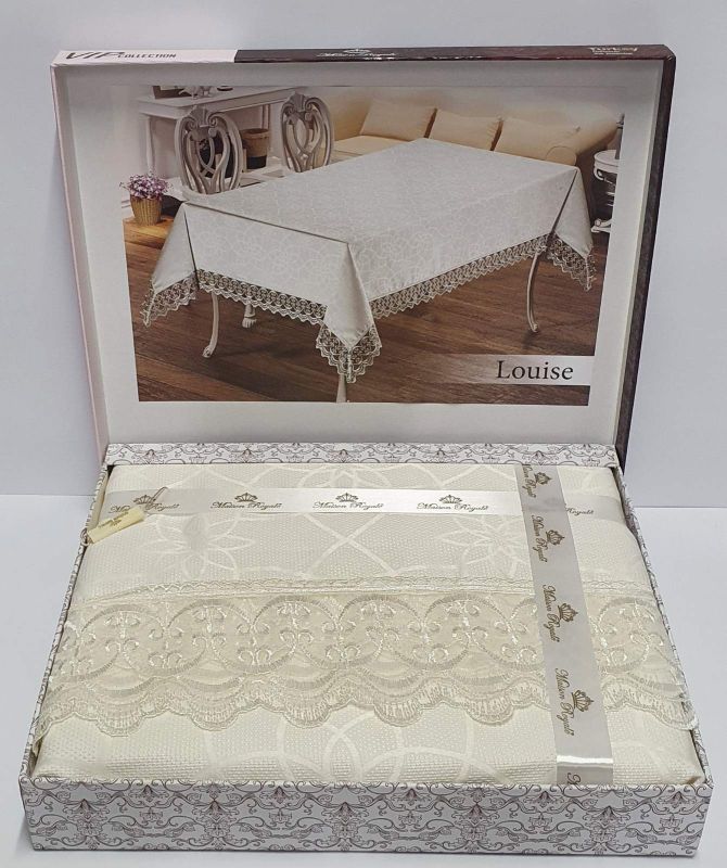 Скатертина Maison Royale 160x220 Louise Cream