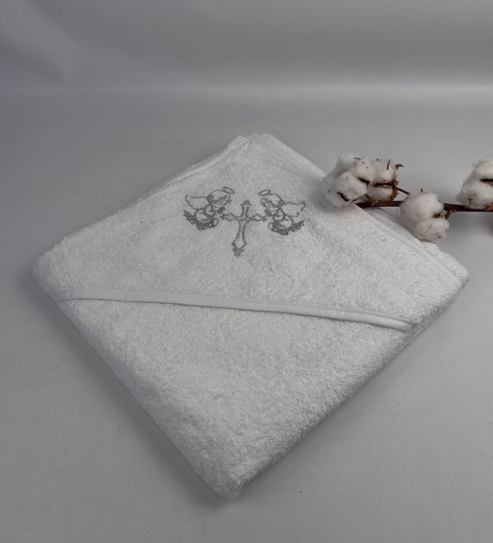 Крижма з кутиком Gulcan 100x100 Silver