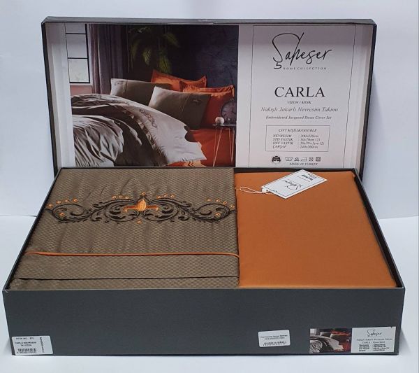 Постільна білизна Saheser Carla 200X220 Vizon