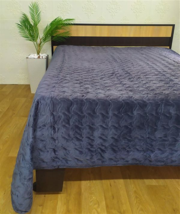 Покривало велюрове Model-21 (1301) 220x240 Anthracite