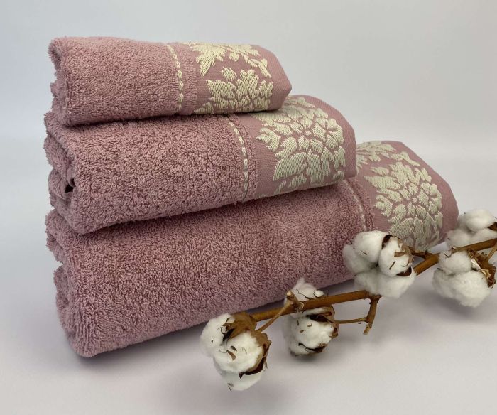 Набір рушників Cottonize 3 шт cod 105 Pink