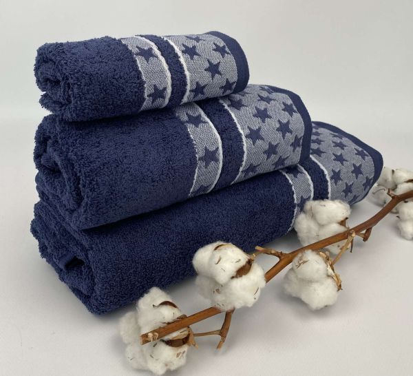 Набір рушників Cottonize 3 шт cod119 Blue