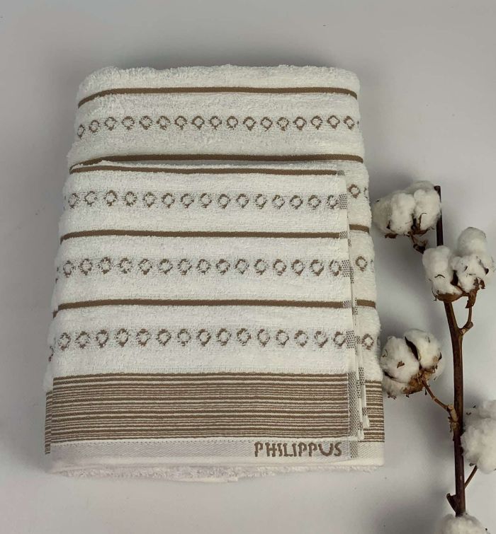 Набір рушників Philippus Slow Cotton 2 шт Timoxa Білий(Е847)
