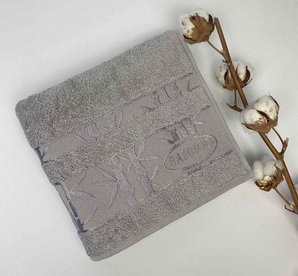 Рушник 50x90 Bamboo-2 Grey