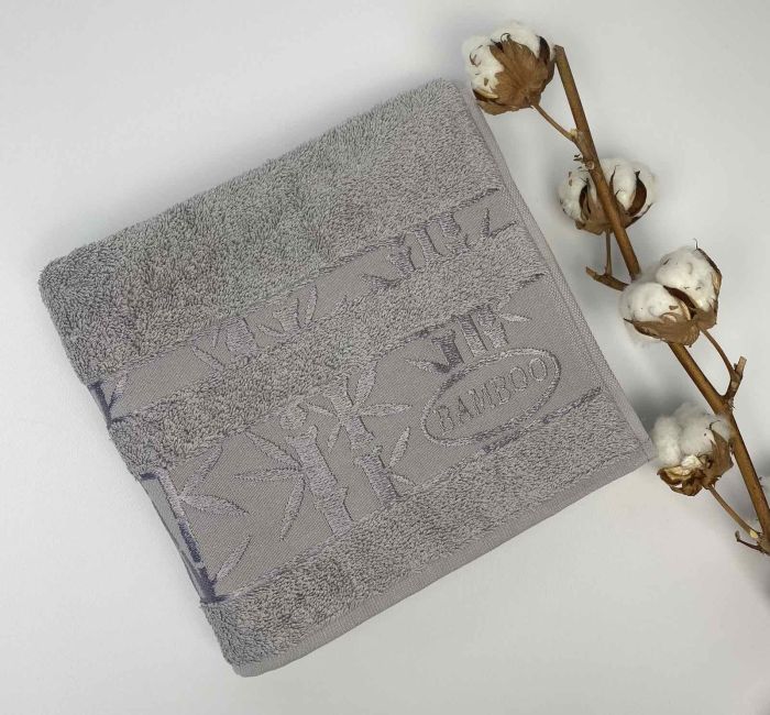 Рушник 50x90 Bamboo-2 Grey