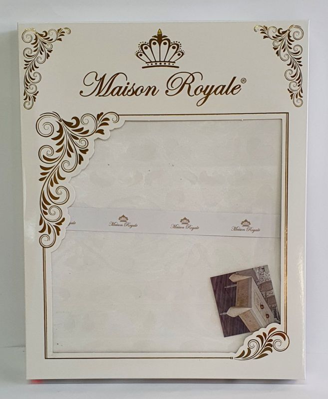 Скатертина тефлон Maison Royale 160*220 Misty White