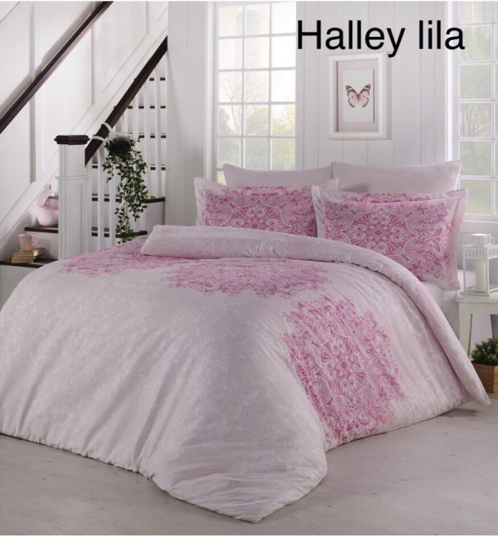 Постільна білизна Altinbasak сатин 200x220 Halley lila