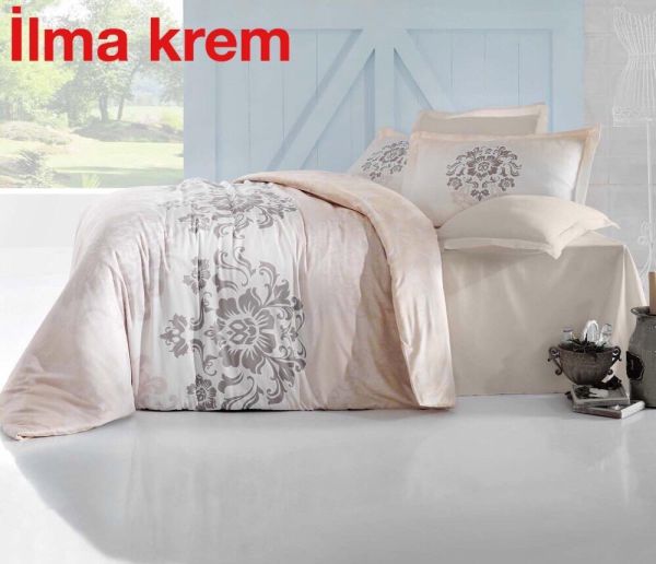 Постільна білизна Altinbasak сатин 200x220 Ilma krem