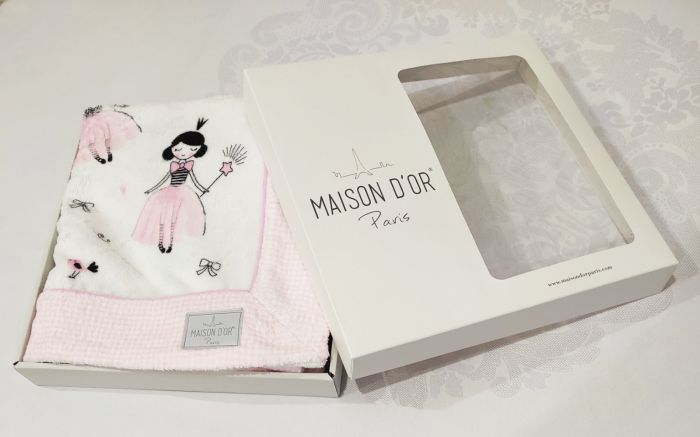 Плед дитячий Maison D'or Pinkie Princess 100x150