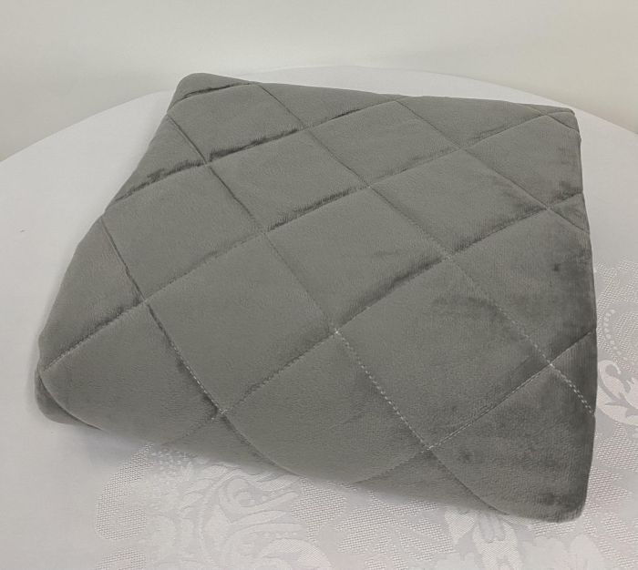 Покривало велюрове Model-10 160х230 Gray