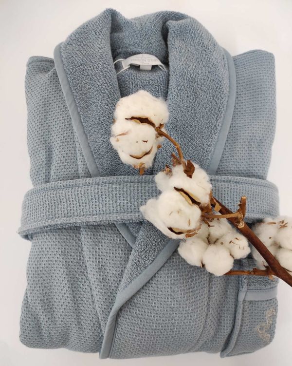 Халат чоловічий Maison D'or Quattro Blue XL