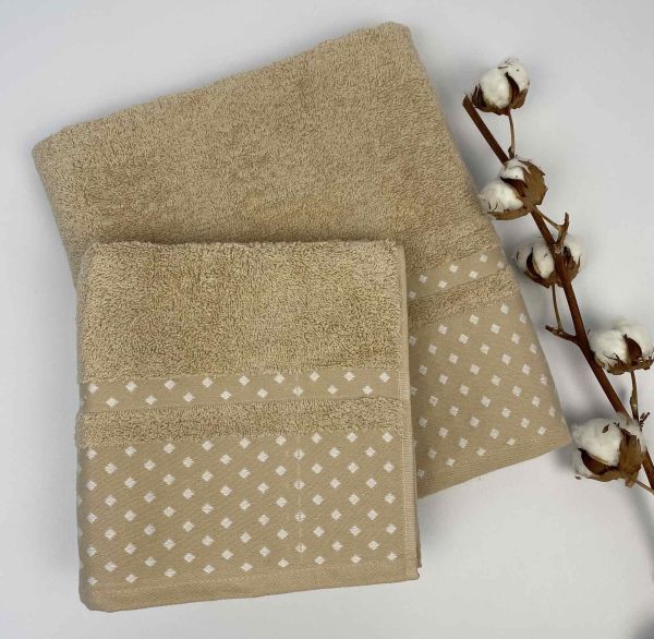 Набір рушників Cottonize 2 шт cod 138 Beige