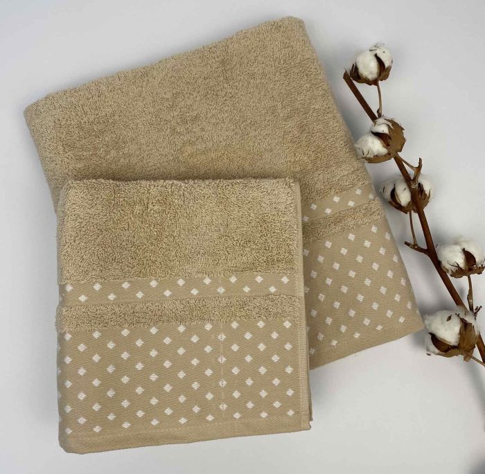 Набір рушників Cottonize 2 шт cod 138 Beige