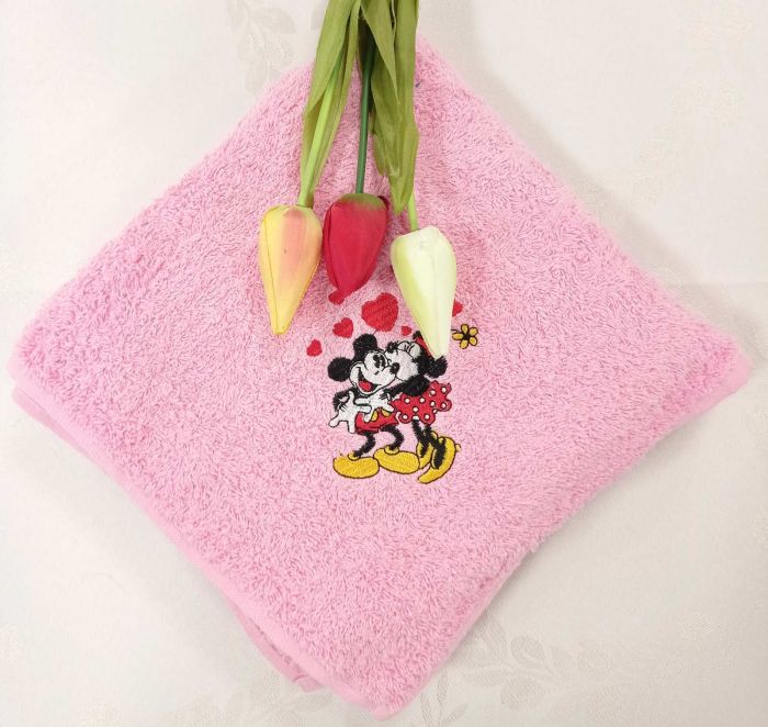 Рушник дитячий AE 100х100 Mickey Mouse Pembe