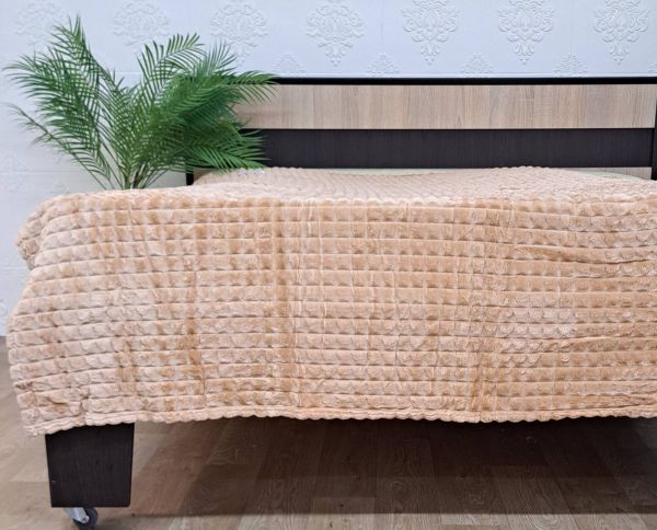Покривало велюр 180х200 Beige (618)