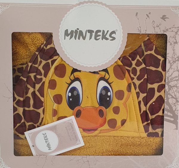 Халат Дитячий  Mintex 7-8 г жирафка mod 2