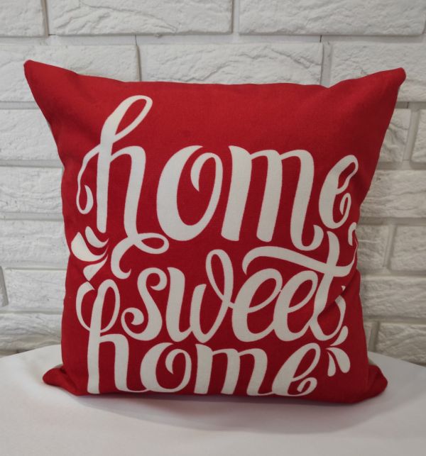 Наволочка декоративна HOME SWEET 40*40 Red