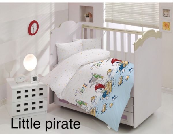 Постільна білизна Altinbasak ранфорс 100x150 см Little pirate