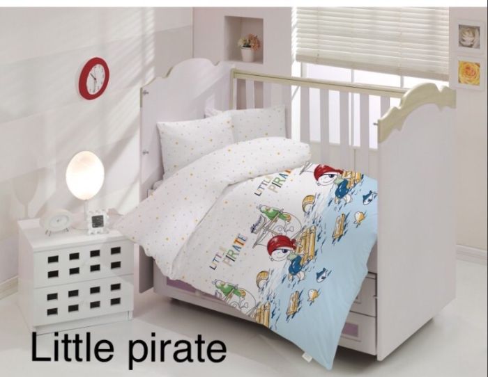 Постільна білизна Altinbasak ранфорс 100x150 см Little pirate