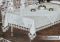 Скатертина Set Велюр Maison Royale 160x300+100x100 Diamond Cream