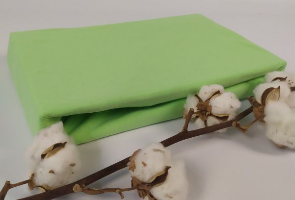Простирадло Home Line 180x200 на резинці трикотаж  Light green