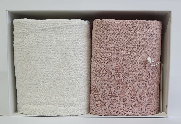 Рушники Maison D'or 2шт New Trendy Jasmine Ecru Rose