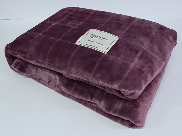 Покривало велюр шиншила 200х220 Purple