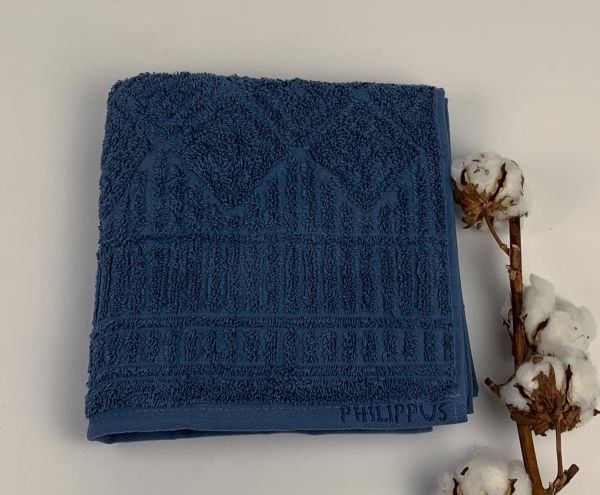 Рушник Philippus Platinum Cotton 50x90 Manila Синій(E991)