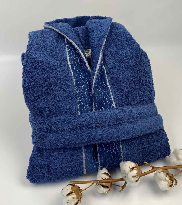 Халат Cottonize cod703 Blue  M