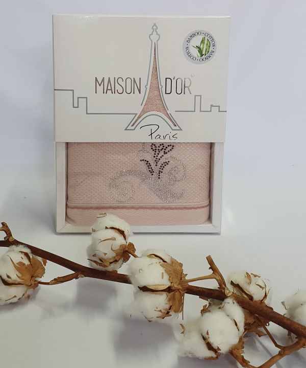 Рушник Maison D'or Bamboo 50x100 Flower Pink