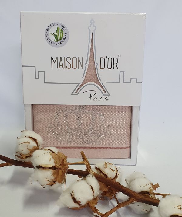 Рушник Maison D'or Bamboo 50x100 Crown Pink