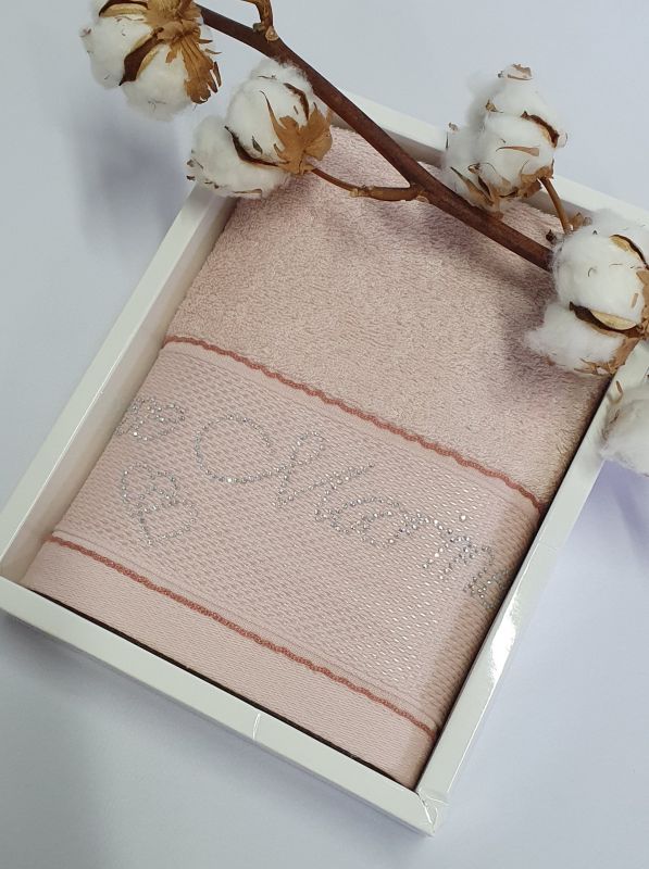 Рушник Maison D'or Bamboo 50x100 Marine Pink