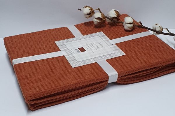 Плед вафельний Casual 150x200см Brown