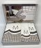 Рушники Maison D'or 3шт Lowe's White-Brown