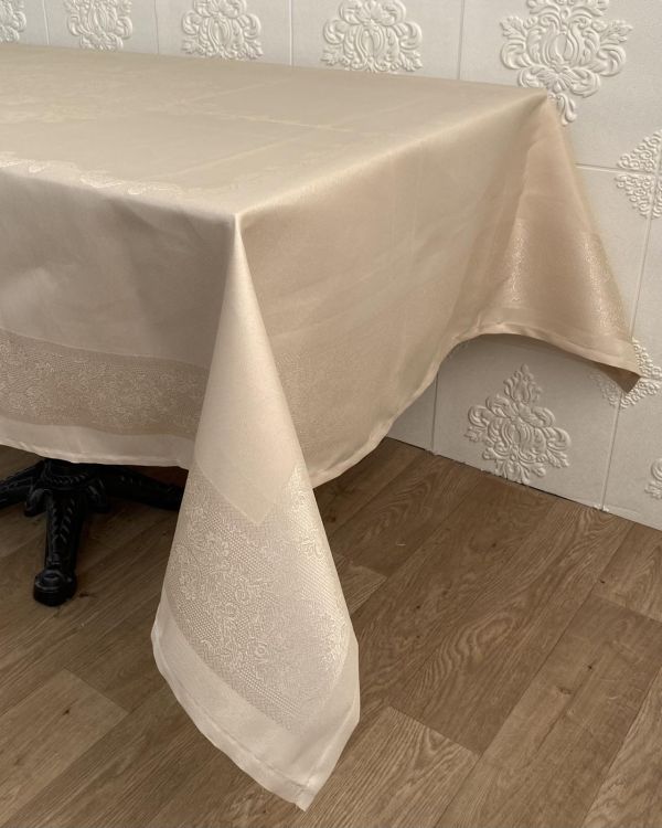 Скатертина Masali тефлон 160x260 Model 504 Cappucino