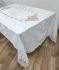 Скатертина Велюр Acme Tekstil 160x260 Damla Krem PVS