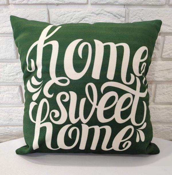 Наволочка декоративна HOME SWEET 40*40 Green