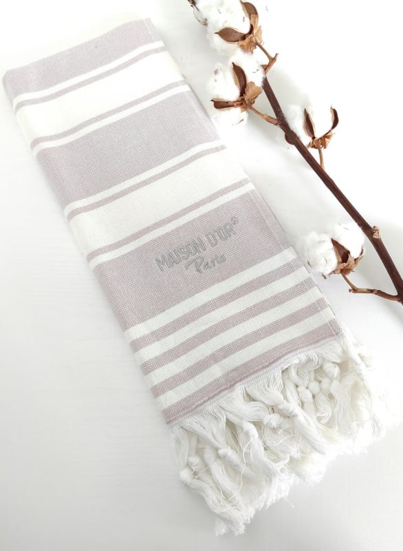 Рушник Maison D'or Primavera 40x70 Lilac-White