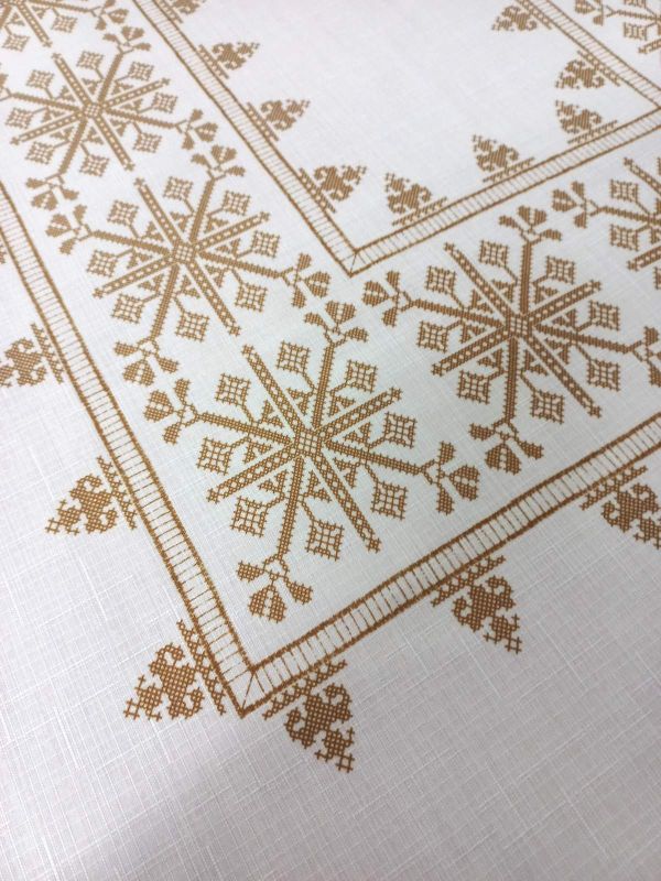Скатертина Maison Royale льон 160x300 Kilim Cappucino