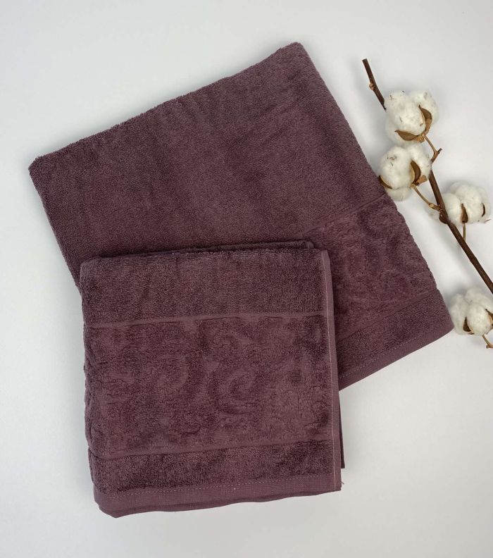 Набір рушників 2 шт Floral Brown