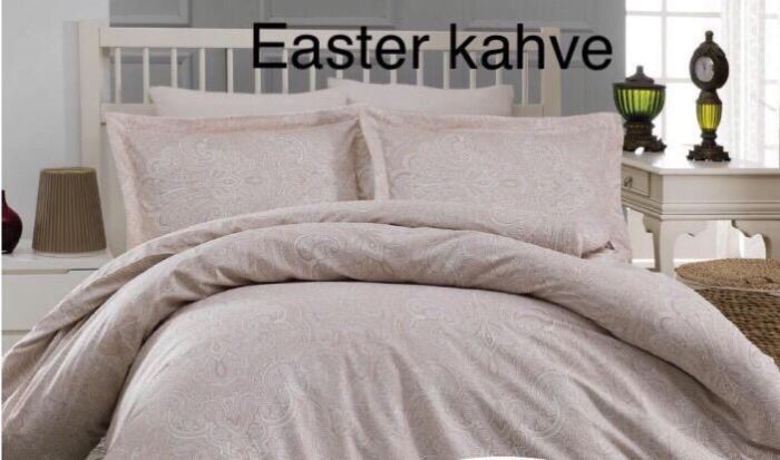 Постільна білизна Altinbasak сатин 200x220 Easter kahve