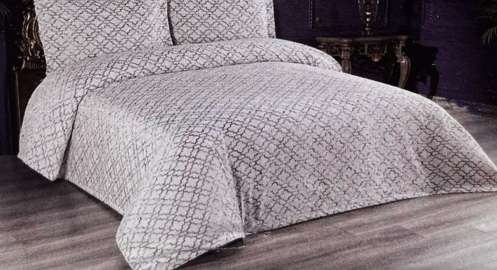 Покривало Moda Box 240х260 з наволочками Fulya Bej