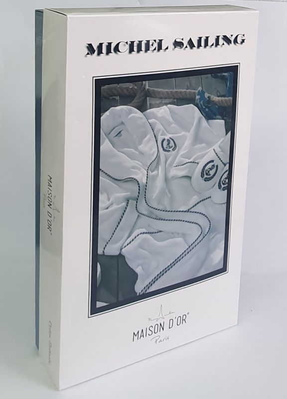 Халат чоловічий Maison D'or Michel Sailing Grey M