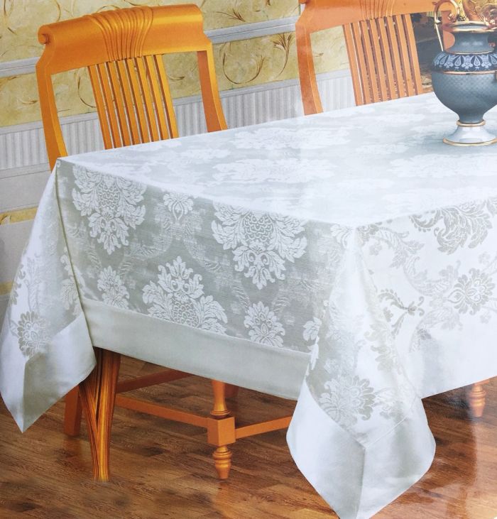 Скатертина Sagol 160х220 з люрексом St-059 Cream