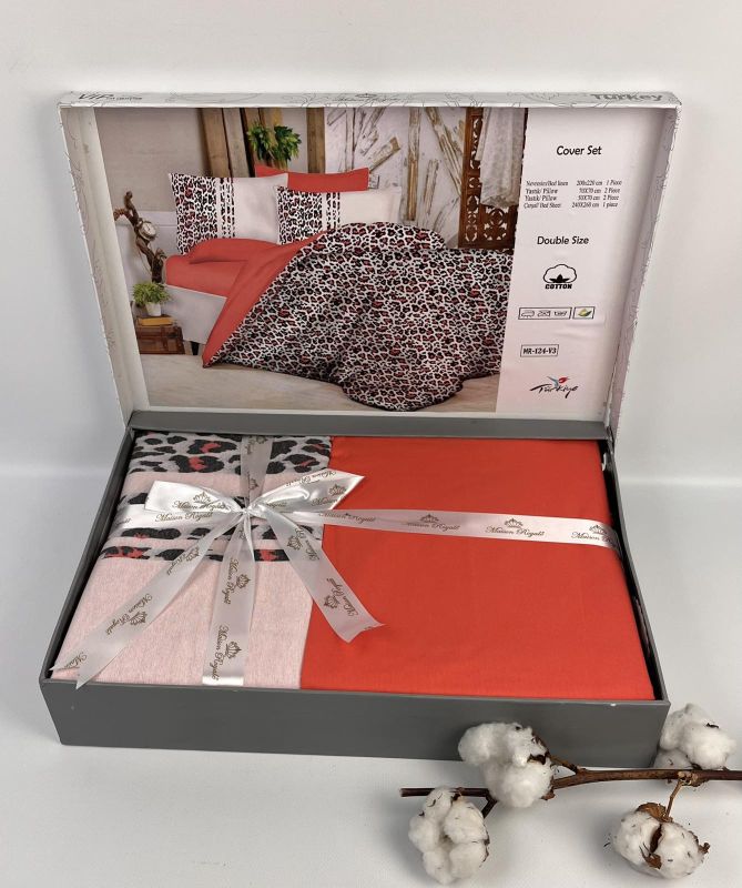 Постільна білизна Maison Royale ранфорс 200x220 MR-124 V-3