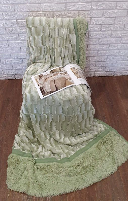 Покривало норка 220х240 Green (510)