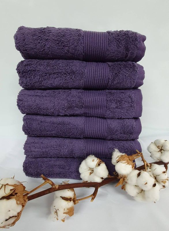Рушник Cottonize 70х140 однотонний 912 Purple