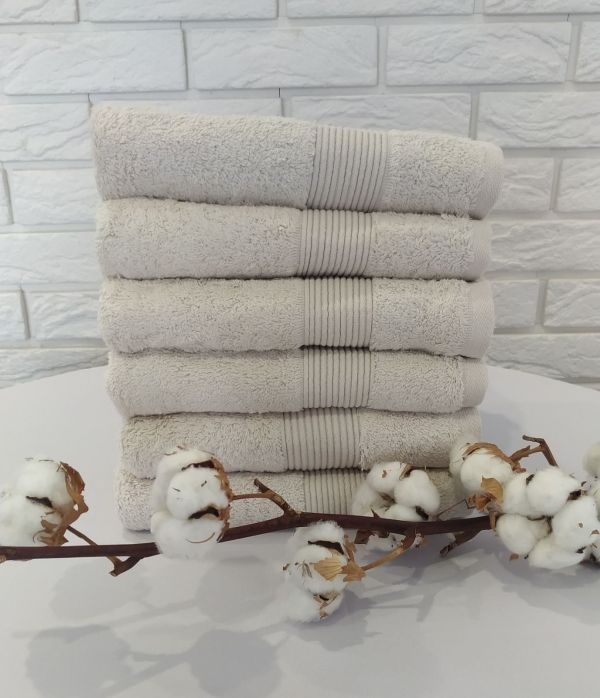 Рушник Cottonize 70х140 однотонний 912 Light Grey