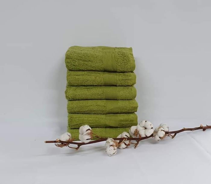 Рушник Cottonize 100х150 однотонний 912 Green